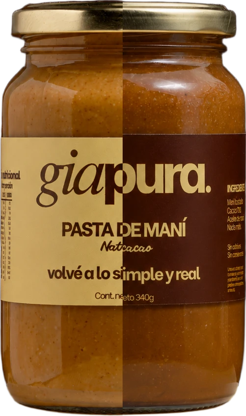 Pasta de Maní Giapura Natural Premium